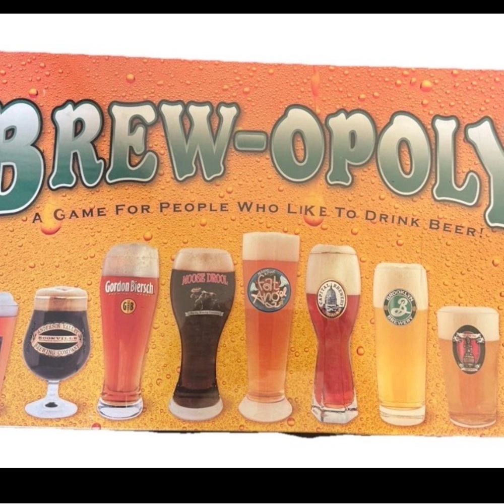 Brew-Opoly Board Game NEW Sealed Beer Monopoly Parody Adult Party Game